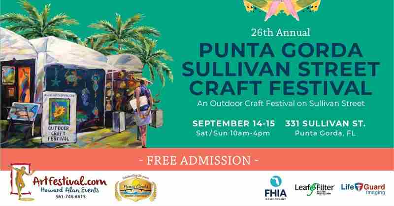 26th Annual Punta Gorda Sullivan Street Craft Festival in Punta Gorda on 14 Sep