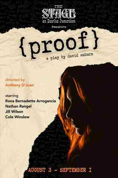 "Proof" A play by David Auburn at The Stage in Cameron Park on 3 Aug