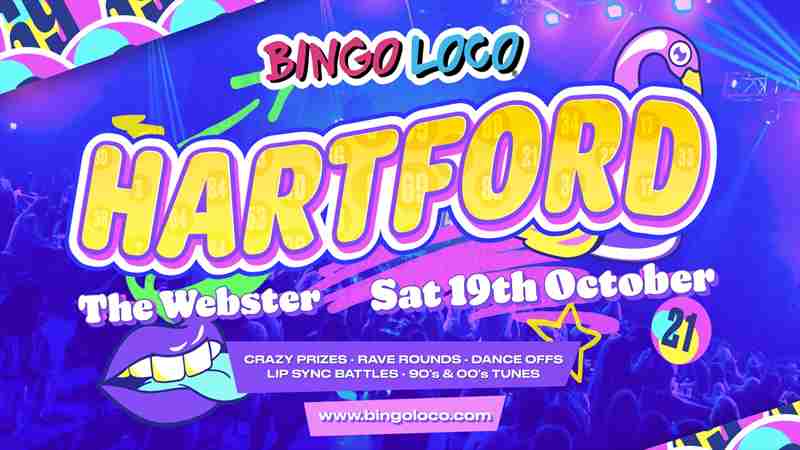 Bingo Loco - World's Biggest Bingo Party in Hartford on 19 Oct