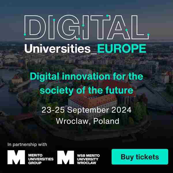 Digital Universities Europe 2024 | Wroclaw, Poland | 23-25 September in Wroclaw on 23 Sep