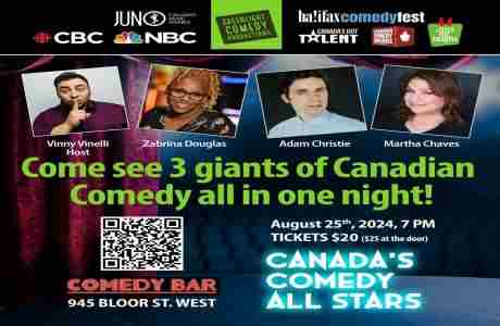 Canada's Comedy All Stars Event in Toronto on 25 Aug