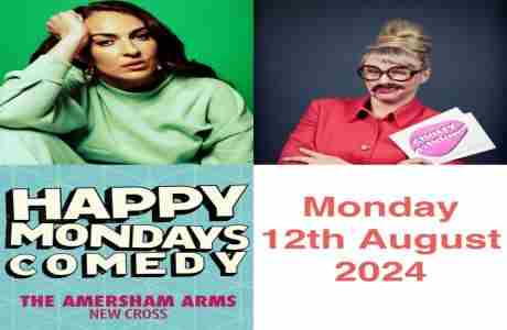 Happy Mondays Comedy at The Amersham Arms New Cross : Esther Manito / Hatty Ashdown in London on 12 Aug