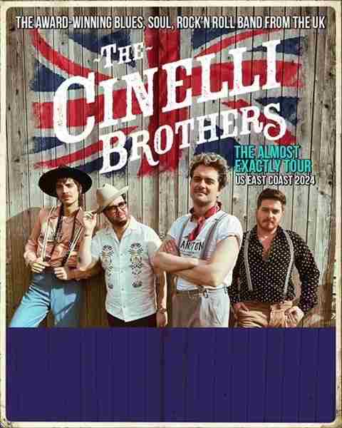 The Cinelli Brothers Live At Chan's Thursday Sept 12. 2024 UK Blues Band Of The Year! in Woonsocket on 12 Sep