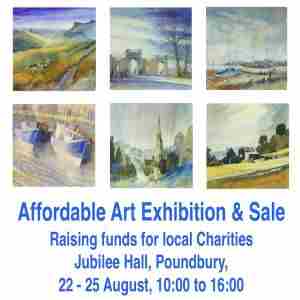 Affordable Art Exhibition and Sale in Dorchester on 22 Aug