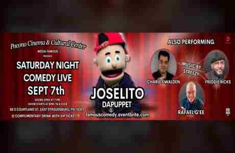 Comedy Live - Joselito Dapuppet, Charles Walden, Rafael G'ee, Freddie Ricks in Pennsylvania on 7 Sep