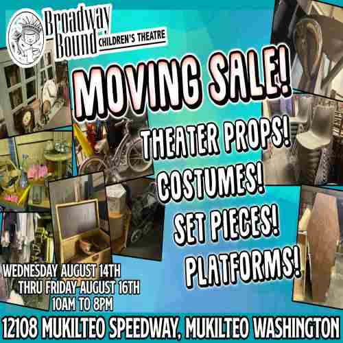 SCENIC WAREHOUSE MOVING SALE in Washington on 14 Aug