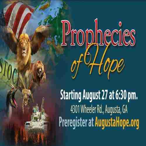 Prophecies of Hope in Augusta on 27 Aug