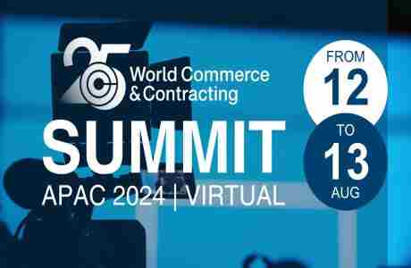 World Commerce and Contracting Virtual APAC Summit in Event on 12 Aug