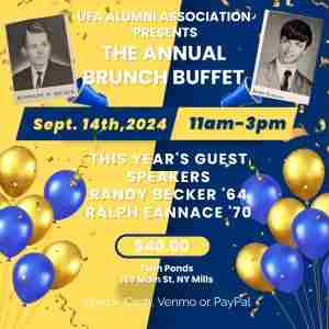 UFA Alumni Association Banquet in New York Mills on 14 Sep