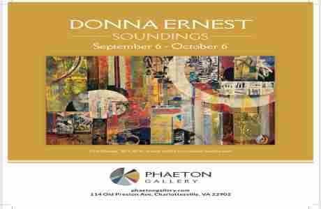 SOUNDINGS Art Opening at Phaeton Gallery in Charlottesville on 6 Sep