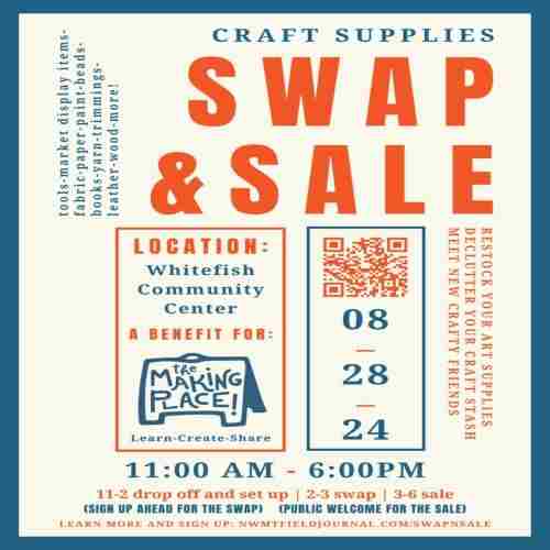 Craft Supply Swap and Sale in Whitefish on 28 Aug