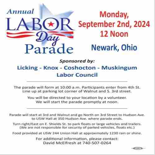 Labor Day Parade 2024 in Ohio on 2 Sep