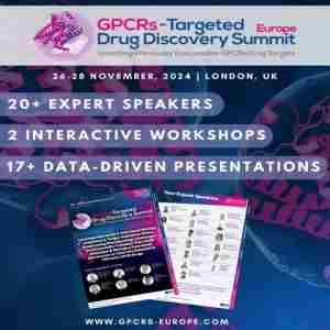 GPCRs-Targeted Drug Discovery Summit Europe in London on 26 Nov