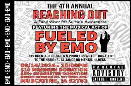 Reaching Out Concert for Mental Health in Muscatine on 14 Sep