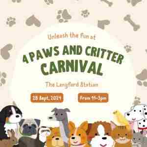 4 Paws and Critter Carnival in Langford on 28 Sep