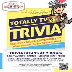 Totally TV Trivia Night! in St  Louis on 14 Sep