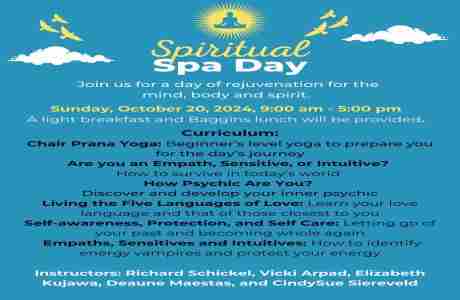 Spiritual Spa Day in Tucson in Arizona on 20 Oct