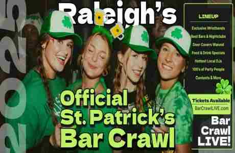 2025 Official Raleigh St Patricks Day Bar Crawl 2 Dates By Bar Crawl LIVE in Raleigh on 14 Mar