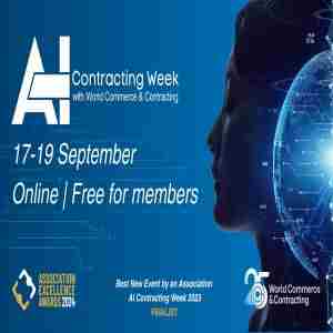 AI Contracting Week - with World Commerce and Contracting in London on 17 Sep