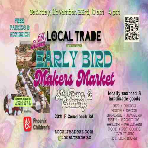 Local Trade Early Bird Makers Market in Phoenix on 23 Nov