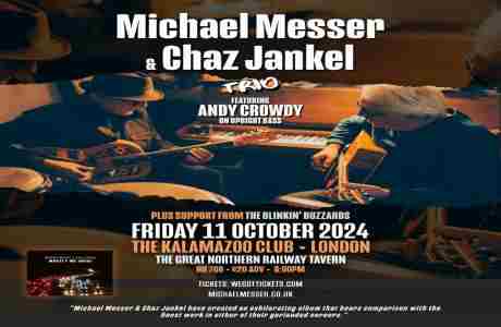 Michael Messer and Chaz Jankel at The Kalamazoo Club - London in London on 11 Oct