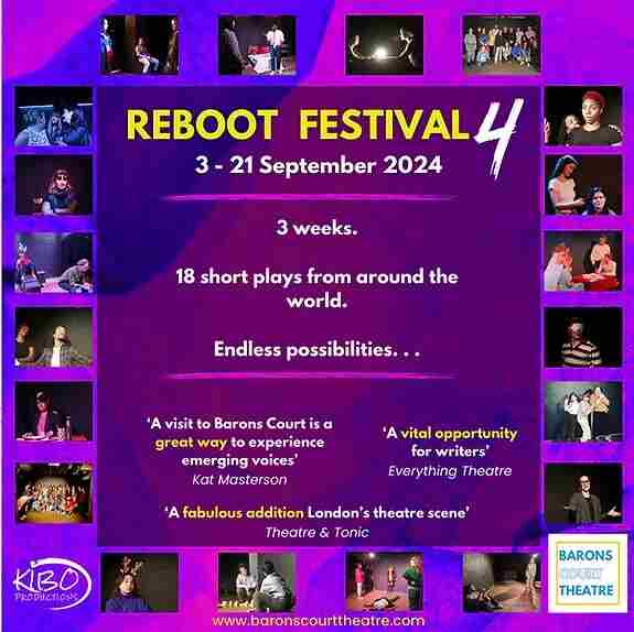 Reboot Festival 4 in London on 3 Sep