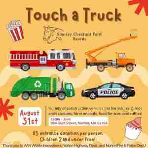 Smokey Chestnut Farm Touch a Truck in Norton on 31 Aug