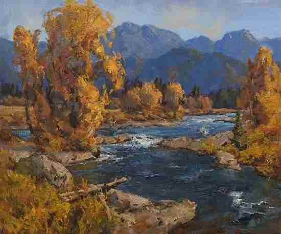 Plein Air Workshop with Bill Davidson in Big Sky on 13 September 2024