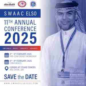 11th annual SWAAC ELSO Conference, February 6th - 8th, 2025 | Conrad Etihad Towers in Abu Dhabi, UAE in Abu Dhabi on 6 Feb