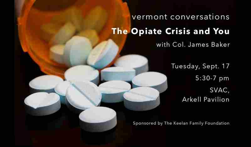 GMALL Vermont Conversations - The Opiate Crisis and You in Manchester on 17 Sep