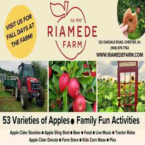 Fall Apple Days at Riamede Farm in Chester New Jersey in Chester on 7 Sep