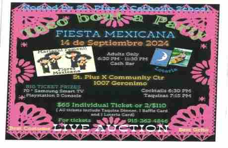 Fiesta Mexicana And Loteria in El Paso on 14 Sep