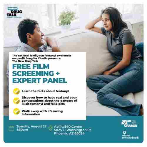 Free Fentanyl Awareness Event: Film Screening + Expert Panel in Phoenix on 27 Aug