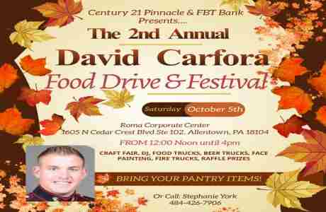 David Carfora 2nd Annual Veterans Food Drive Festival in Allentown on 05 October 2024