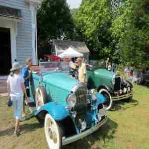 cataumet schoolhouse antique autoshow and picnic in Massachusetts on 7 Sep