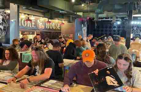 The Harrisburg Record Riot! Over 10,000 LPs in one room! @Lovedraft's in Mechanicsburg. Great food! in Mechanicsburg on 13 Oct