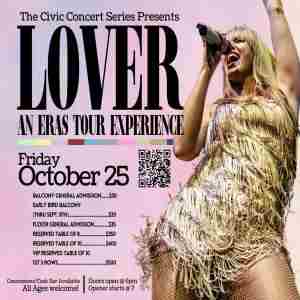 Lover: An Era's Tour Experience(Taylor Swift Tribute) in La Porte on 25 Oct