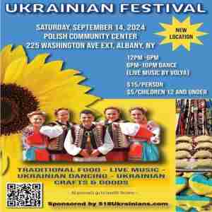 The Ukrainian Festival to benefit humanitarian aid for Ukraine in Albany on 14 September 2024