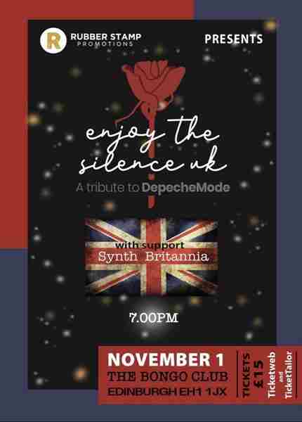 Enjoy The Silence UK - A Tribute To Depeche Mode + Synth Britannia in Edinburgh on 1 Nov