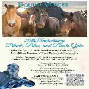 "Black, Blue and Boots Gala" in Tucson on 8 Nov