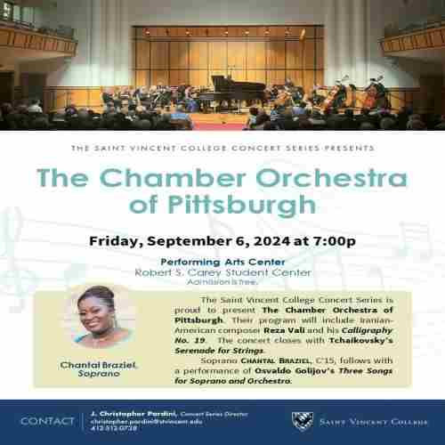 The Chamber Orchestra of Pittsburgh in Latrobe on 6 Sep