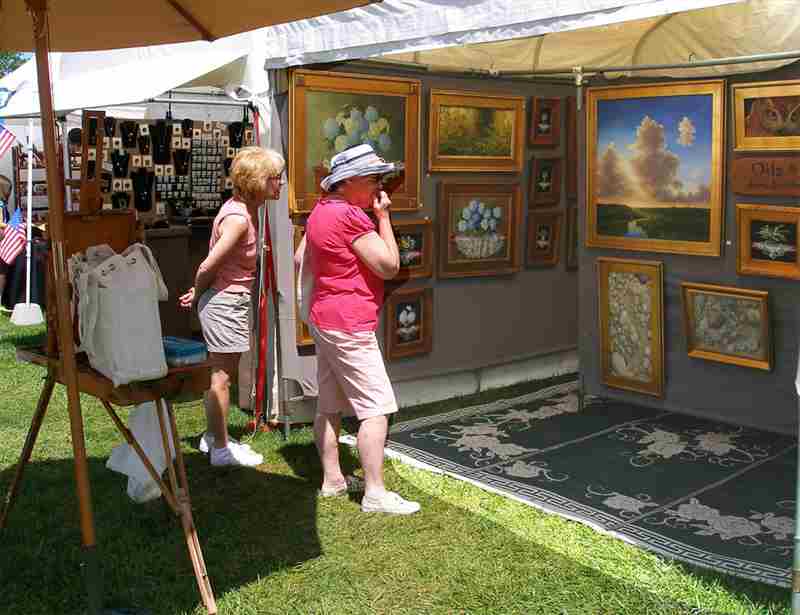 by the bay shows labor day weekend fine art and craft show in Brewster on 31 Aug