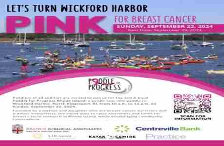 2024 Paddle for Breast Cancer Research in RI in North Kingstown on 22 September 2024