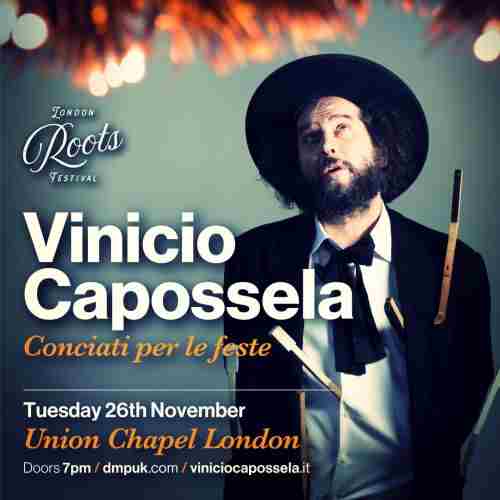 Vinicio Capossela “Dressed Up For The Holidays” at Union Chapel - London in London on 26 November 2024