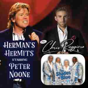 Herman's Hermits starring Peter Noone and Chris Ruggiero LIVE in Dearborn, MI on November 3, 2024 in Dearborn on 3 Nov