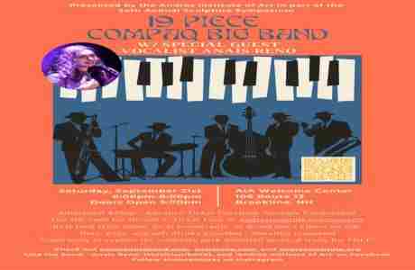 19-Piece Compaq Big Band w/ Special Guest Vocalist Anaïs Reno at Andres Institute of Art Concert in New Hampshire on 21 September 2024