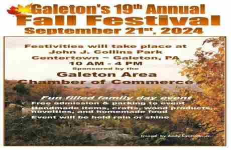 Galeton's 19th Annual Fall Festival in Pennsylvania on 21 Sep