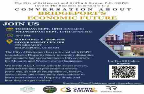 Conversation About Bridgeport's Economic Future - Informational Meeting in Bridgeport on 10 Sep