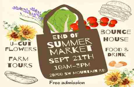 End of Summer Market at Triskelee Farm in West Linn on 21 Sep