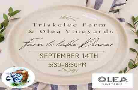 Farm to Table Dinner at Triskelee in West Linn on 14 Sep